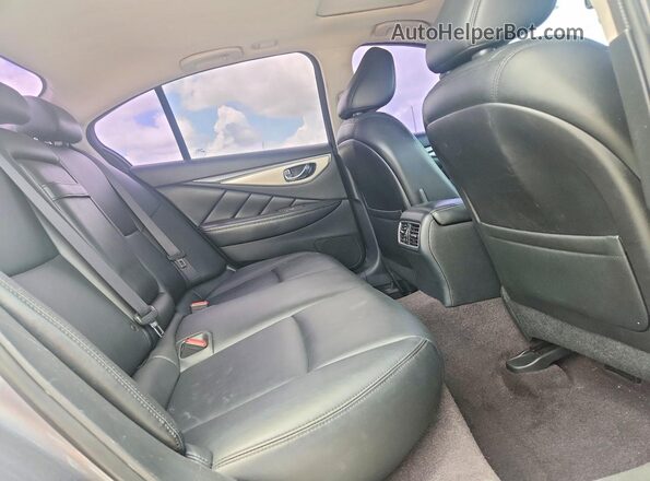 JN1EV7AP0LM207306 2020 INFINITI Q50 Серый Вид задних сидений