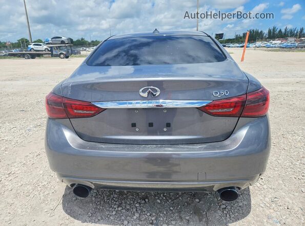 JN1EV7AP0LM207306 2020 INFINITI Q50 Серый Вид сзади
