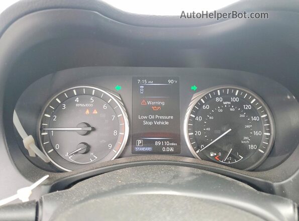 JN1EV7AP1KM519729 2019 INFINITI Q50 Gray Սարքավորումների վահանակի տեսք