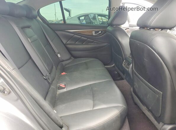 JN1EV7AP1KM519729 2019 INFINITI Q50 Gray Հետևի նստատեղերի տեսք