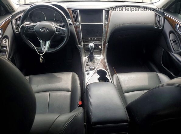 JN1EV7AP1KM519729 2019 INFINITI Q50 Gray Առջևի վահանակի տեսք