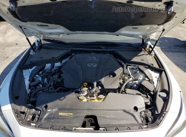 JN1EV7AP1LM206598 2020 INFINITI Q50 White უკანა სალონის ხედი