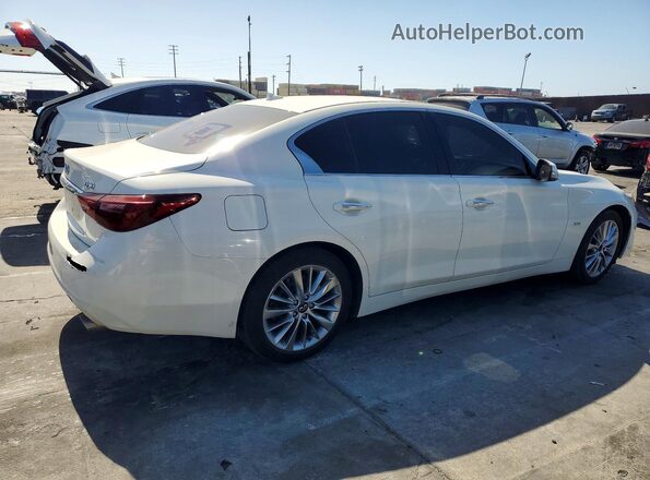 JN1EV7AP1LM206598 2020 INFINITI Q50 White უკანა მარჯვენა