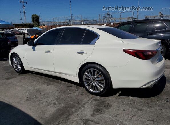 JN1EV7AP1LM206598 2020 INFINITI Q50 White უკანა მარცხენა