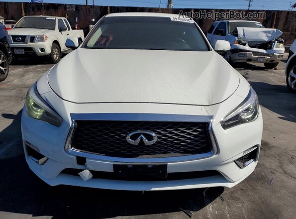 JN1EV7AP1LM206598 2020 INFINITI Q50 White წინა ხედი