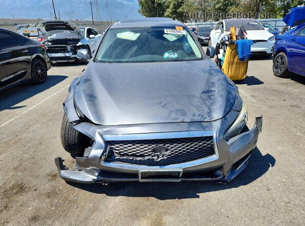 JN1EV7AP2GM303136 2016 INFINITI Q50 Gray Widok z przodu