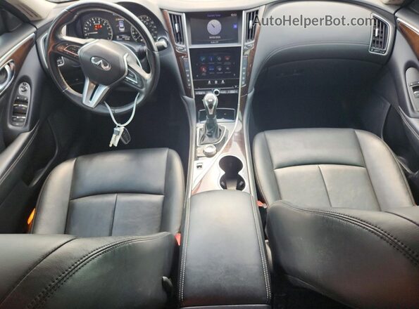 JN1EV7AP2JM361433 2018 INFINITI Q50 Gray Vista del salpicadero