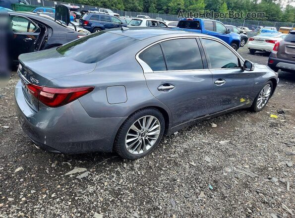 JN1EV7AP2JM361433 2018 INFINITI Q50 Gray Trasero derecho