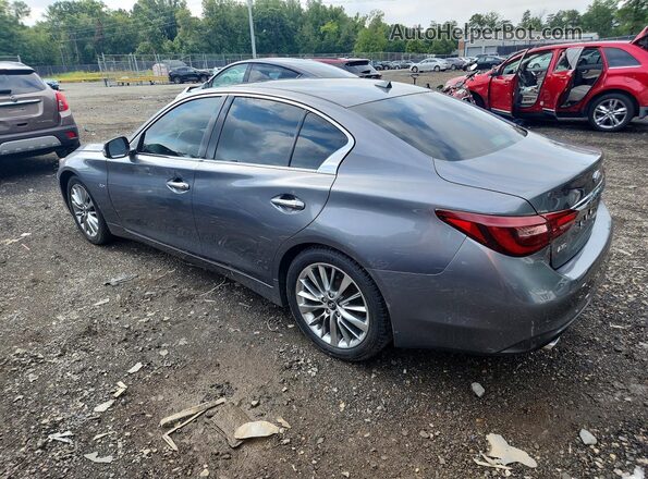 JN1EV7AP2JM361433 2018 INFINITI Q50 Gray Trasero izquierdo