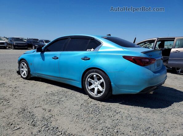 JN1EV7AP2JM362789 2018 INFINITI Q50 Blue Rear left