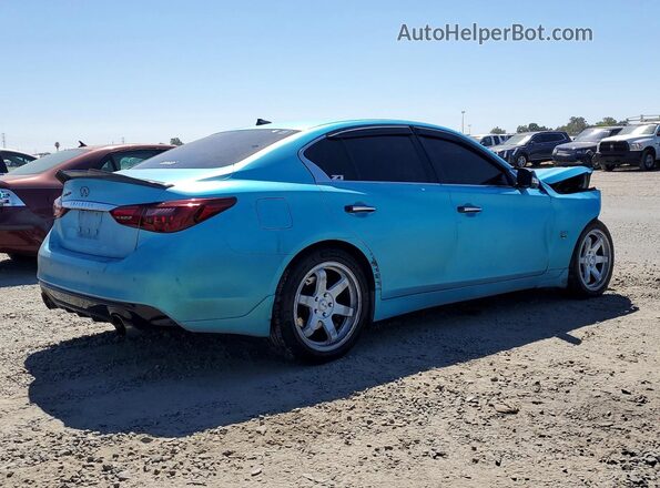 JN1EV7AP2JM362789 2018 INFINITI Q50 Blue Rear right