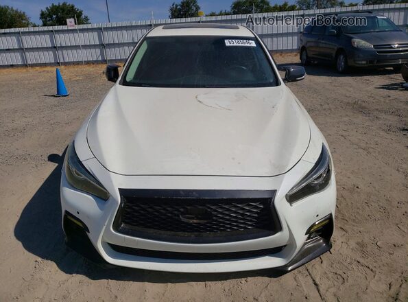 JN1EV7AP2JM366700 2018 INFINITI Q50 White Front view