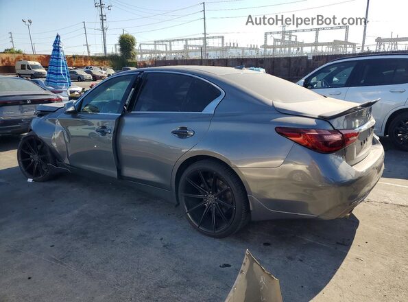 JN1EV7AP2JM366745 2018 INFINITI Q50 Серый Задняя левая четверть