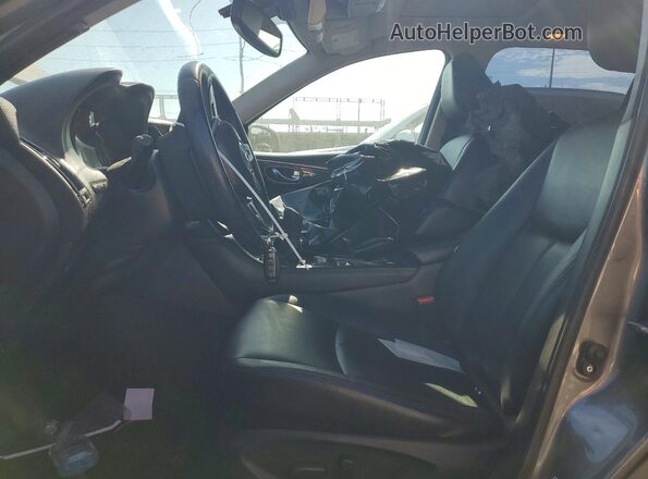 JN1EV7AP2JM366745 2018 INFINITI Q50 Серый Вид салона спереди