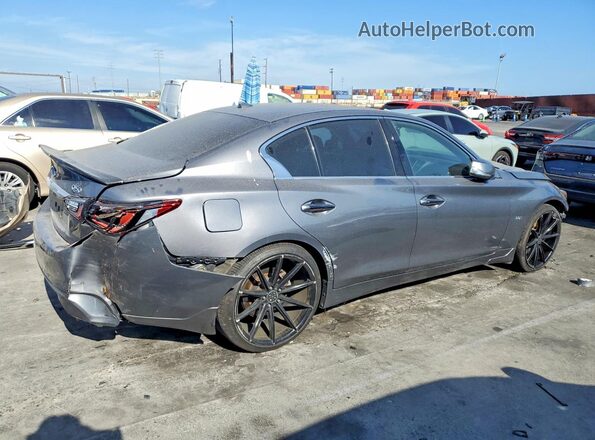 JN1EV7AP2JM366745 2018 INFINITI Q50 Серый Задняя правая четверть