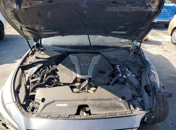 JN1EV7AP2JM366745 2018 INFINITI Q50 Серый Вид задней части салона
