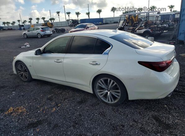 JN1EV7AP2JM591571 2018 INFINITI Q50 White Rear left