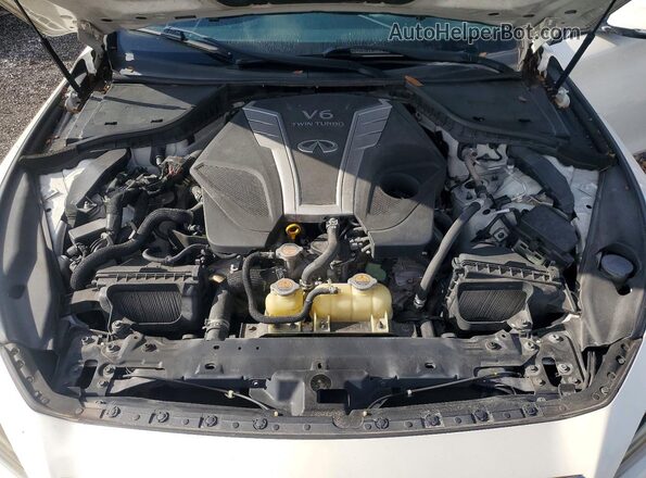 JN1EV7AP2JM591571 2018 INFINITI Q50 White Rear interior view