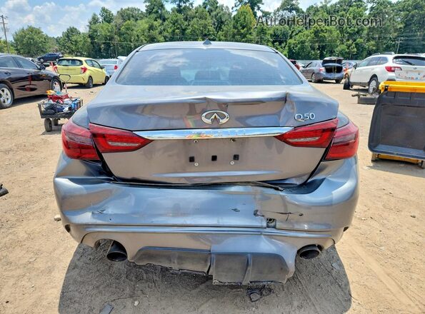 JN1EV7AP3JM357648 2018 INFINITI Q50 Серый Вид сзади