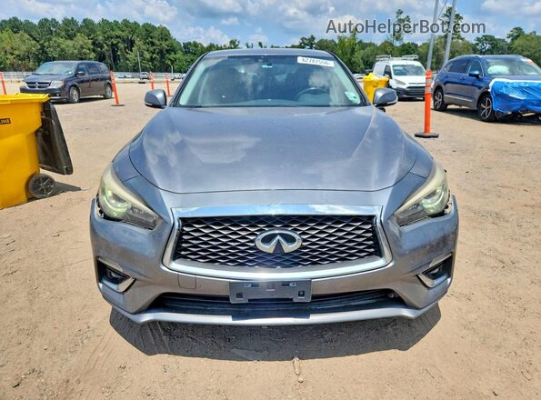 JN1EV7AP3JM357648 2018 INFINITI Q50 Серый Вид спереди