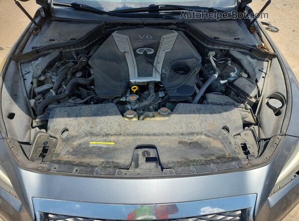 JN1EV7AP3JM357648 2018 INFINITI Q50 Серый Вид задней части салона
