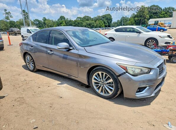 JN1EV7AP3JM357648 2018 INFINITI Q50 Серый Передняя правая четверть