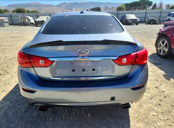 JN1EV7AP4HM734403 2017 INFINITI Q50 Blue Հետևի տեսք