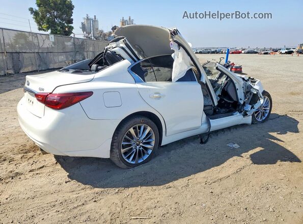 JN1EV7AP4LM203176 2020 INFINITI Q50 White Rear right
