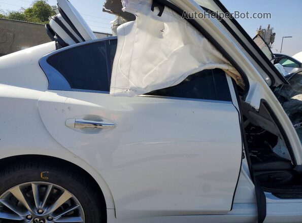 JN1EV7AP4LM203176 2020 INFINITI Q50 White Rear seats view