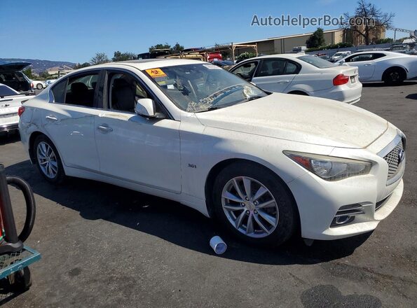 JN1EV7AP5HM742963 2017 INFINITI Q50 White Передня права чверть