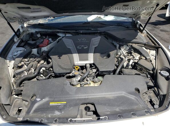 JN1EV7AP5HM742963 2017 INFINITI Q50 White Вид задньої частини салону