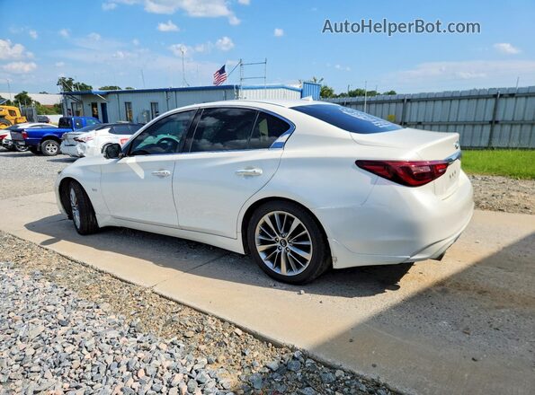 JN1EV7AP6JM361676 2018 INFINITI Q50 Белый Задняя левая четверть