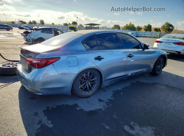 JN1EV7AP6JM366067 2018 INFINITI Q50 Blue Tył prawy