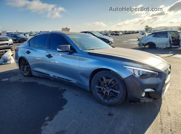JN1EV7AP6JM366067 2018 INFINITI Q50 Blue Przód prawy