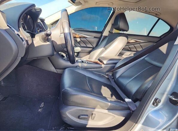JN1EV7AP6JM366067 2018 INFINITI Q50 Blue Widok wnętrza z przodu