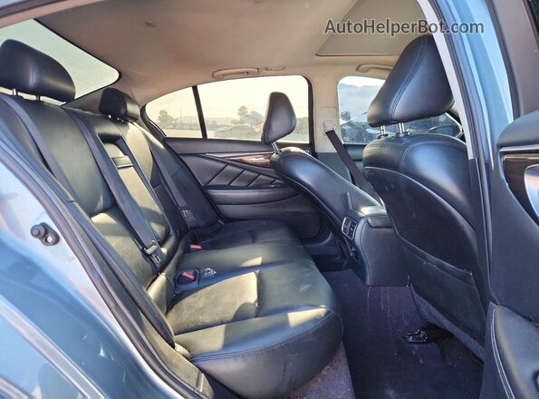 JN1EV7AP6JM366067 2018 INFINITI Q50 Blue Widok tylnych siedzeń