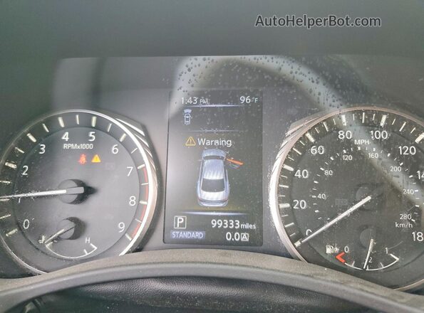 JN1EV7AP6KM514039 2019 INFINITI Q50 Черный Вид щитка приборов