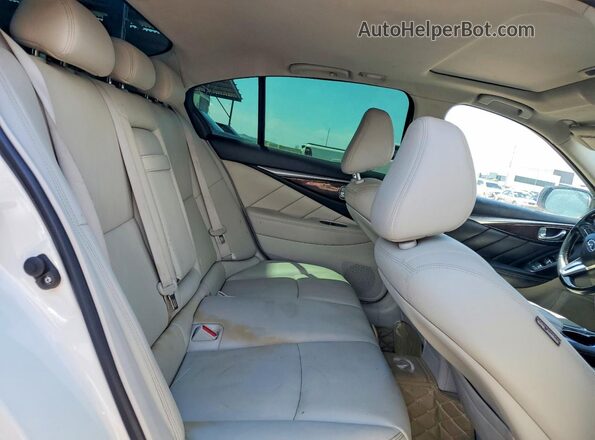 JN1EV7AP7JM357720 2018 INFINITI Q50 White Հետևի նստատեղերի տեսք
