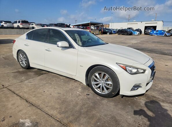 JN1EV7AP8HM735666 2017 INFINITI Q50 Белый Передняя правая четверть