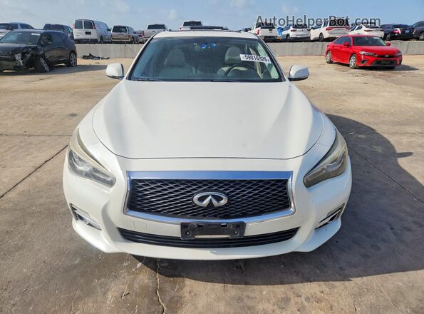 JN1EV7AP8HM735666 2017 INFINITI Q50 Белый Вид спереди