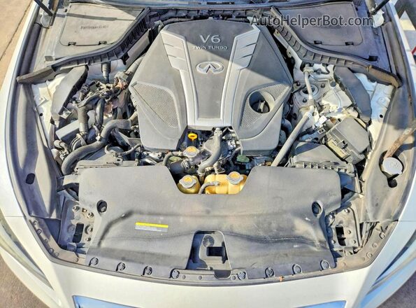 JN1EV7AP8HM735666 2017 INFINITI Q50 Белый Вид задней части салона