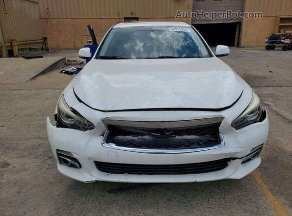 JN1EV7AP8HM739149 2017 INFINITI Q50 White Front view