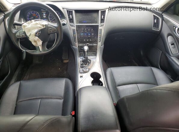 JN1EV7AP8HM739149 2017 INFINITI Q50 White Dashboard view