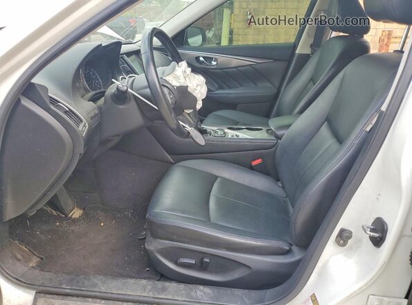 JN1EV7AP8HM739149 2017 INFINITI Q50 White Front interior view