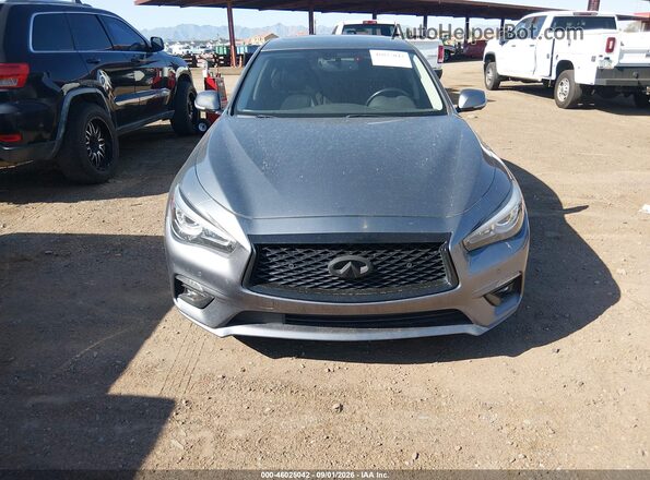 JN1EV7AP8JM358794 2018 INFINITI Q50 Gray Սարքավորումների վահանակի տեսք
