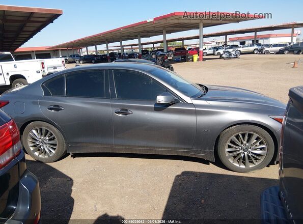 JN1EV7AP8JM358794 2018 INFINITI Q50 Gray Սալոնի հետևի տեսք