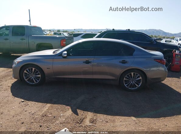 JN1EV7AP8JM358794 2018 INFINITI Q50 Gray Սալոնի 360 աստիճան տեսք