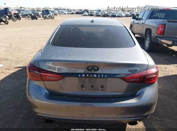 JN1EV7AP8JM358794 2018 INFINITI Q50 Gray 