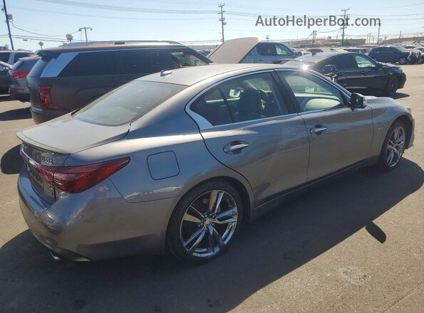JN1EV7AP8KM541257 2019 INFINITI Q50 Серый Задняя правая четверть