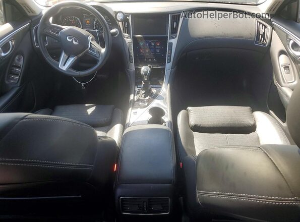 JN1EV7AP8KM541257 2019 INFINITI Q50 Серый Вид панели приборов